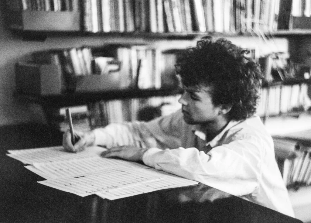 Sebastian Korman: Sävellyksen ja runojen maailmassa Firenzessä vuonna 1986. Kuva: Marja Korhonen. Sebastian Korman: Sävellyksen ja runojen maailmassa Firenzessä vuonna 1986. Kuva: Marja Korhonen.